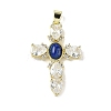 Natural Lapis Lazuli Pendants G-P585-04G-06-1