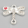 Alloy Rhinestone Links connectors ALRI-S170-12S-1