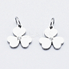 Eco-Friendly 316 Surgical Stainless Steel Micro Pave Cubic Zirconia Charms LS-RB-I078-79P-NR-1