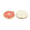Light Gold Alloy Enamel Pendants LS-X-ENAM-S126-119-3