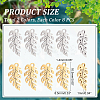 16Pcs 2 Colors 304 Stainless Steel Pendants STAS-UN0039-51-3