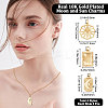 9Pcs 3 Style Rack Plating Brass Pendants KK-BBC0004-73-2