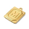 Ion Plating(IP) 304 Stainless Steel Pendants STAS-U033-01G-M-2