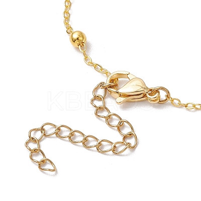 Brass Flat Oval Cable Chain Bracelets BJEW-JB11602-01-1