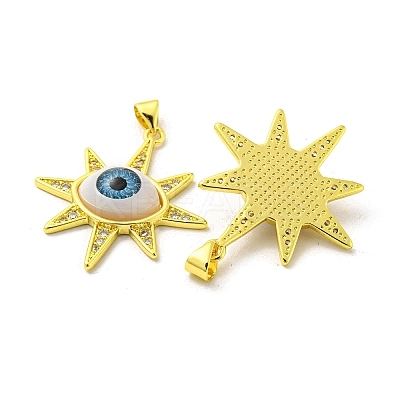 Real 18K Gold Plated Brass Pendants KK-L209-002G-03-1