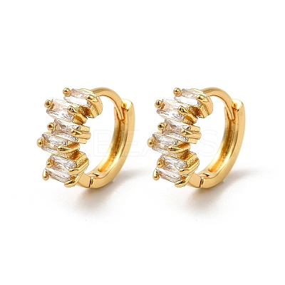 Brass Hoop Earrings EJEW-S256-03B-G-1