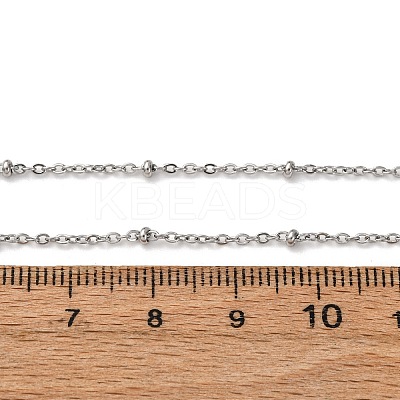 2.5MM 304 Stainless Steel Satellite Chain Necklaces NJEW-T016-25P-1