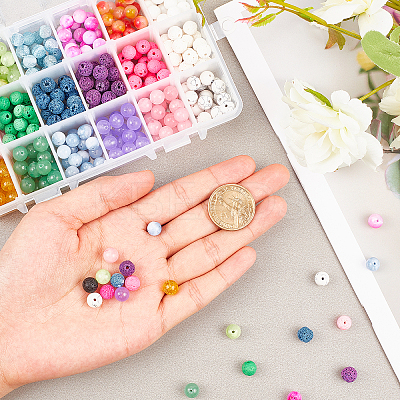 Gemstone Beads G-NB0001-37-8mm-1