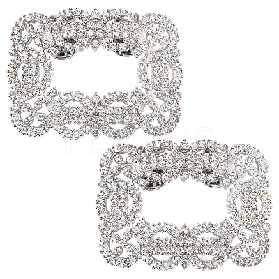Alloy Rhinestone Shoe Decoration FIND-GF0006-01A-P-1
