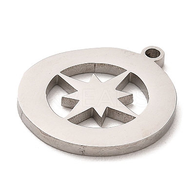 Non-Tarnish 304 Stainless Steel Pendants STAS-E199-05P-1