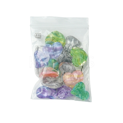 14Pcs 7 Styles Translucent Resin Decoden Cabochons CRES-FS0001-16-1
