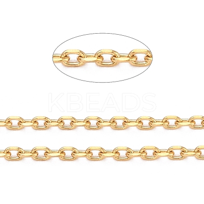 PVD Vacuum Plating 304 Stainless Steel Cable Chains CHS-D033-03G-02-1