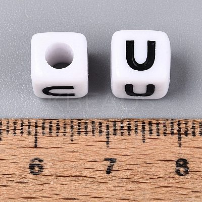 Opaque Acrylic Beads SACR-N020-04A-U-1