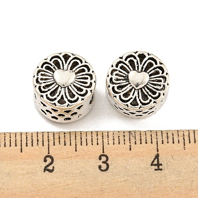 Rack Plating Alloy European Beads FIND-B034-26AS-1