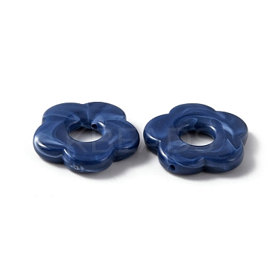 Acrylic Beads MACR-WH0007-26L-1