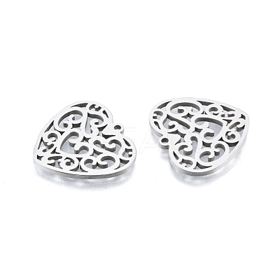 Non-Tarnish 201 Stainless Steel Pendant STAS-B027-33P-1