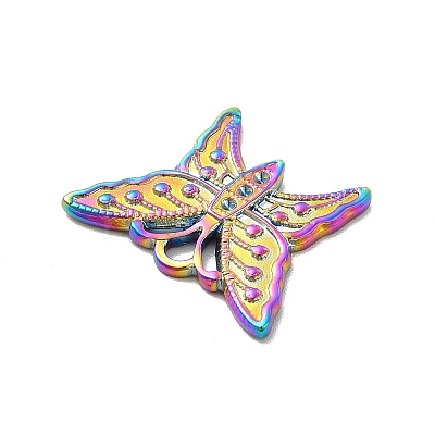 Ion Plating(IP) 304 Stainless Steel Pendant Rhinestone Settings STAS-F282-10MC-1