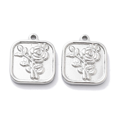 Anti-Tarnish 304 Stainless Steel Pendants STAS-R130-70P-1