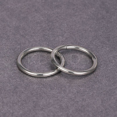 316L Surgical Stainless Steel Hoop Cartilage Earrings WGB51CA-31-1