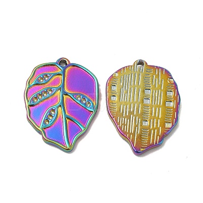 Ion Plating(IP) 304 Stainless Steel Pendant Rhinestone Settings STAS-A070-07MC-1