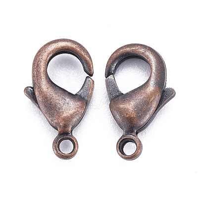Brass Lobster Claw Clasps KK-901-R-NF-1