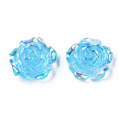Transparent Resin Cabochons CRES-N030-001C-1