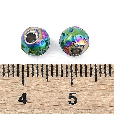 Textured 316 Surgical Stainless Steel Beads STAS-M106-01A-1