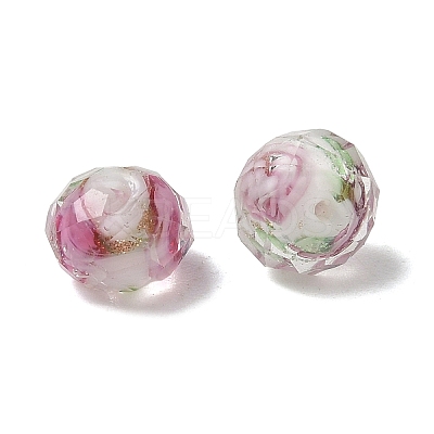 Handmade Gold Sand Lampwork Beads X-L26BN011-1