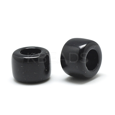 Opaque Acrylic European Beads SACR-R902-14H-1