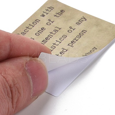 60Pcs Inspirational Wisdom Word Paper Stickers Set DIY-C062-04-1