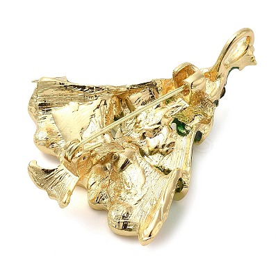 Christmas Alloy Colorful Rhinestone Brooches LS-JEWB-U009-10D-1