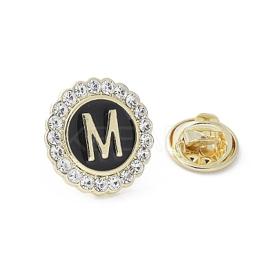 Letter Enamel Pins JEWB-S042-03M-G-1