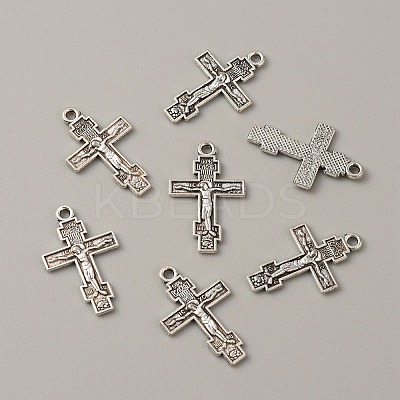 Tibetan Style Alloy Pendants FIND-CJC0007-42L-1