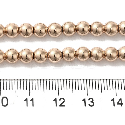 Electroplated Synthetic Magnetic Hematite Beads Strands G-I364-D01-LG-1