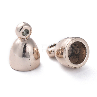 Lead Free & Nickel Free Light Gold Plated Alloy Cord Ends LS-PALLOY-J169-94G-FF-1
