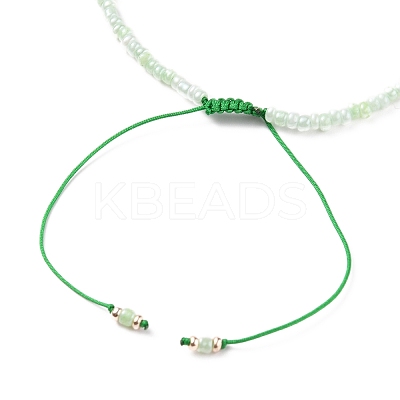 Adjustable Nylon Cord Braided Bead Bracelets BJEW-JB05688-02-1