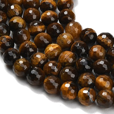 Natural Tiger Eye Beads Strands G-C280-B21-8mm-1