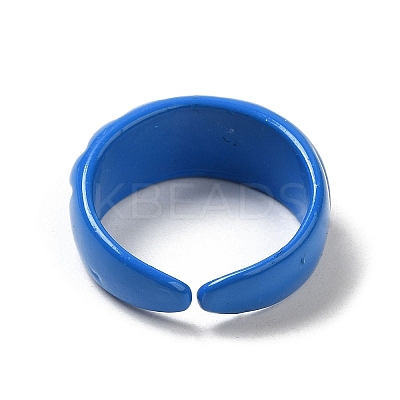 Spray Painted Alloy Cuff Rings RJEW-MSMC002-12-1