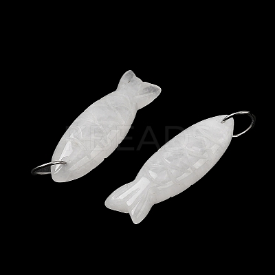 Natural Quartz Crystal Carved Pendants G-G314-01P-09-1