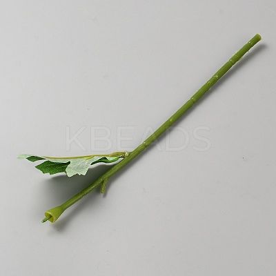 Plastic Leaf Poles AJEW-WH0542-043E-1