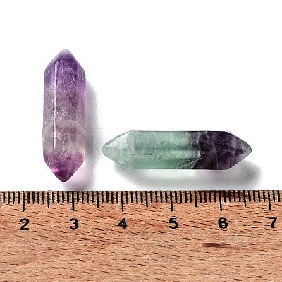 Natural Fluorite Double Terminal Pointed Pendants G-C007-02B-06-1