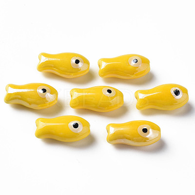 Handmade Porcelain Beads PORC-T007-06E-1