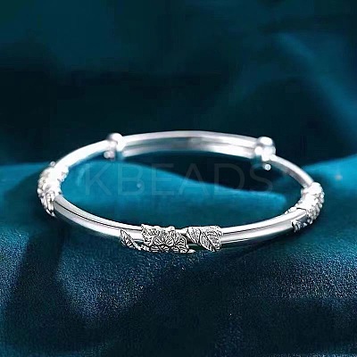 Simple Style Adjustable Brass Bangles for Women FS-WG003F2-01-1