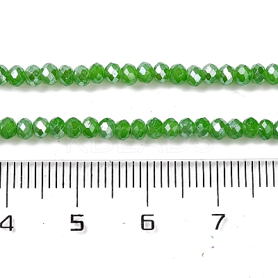 Baking Electroplate Glass Beads Strands DGLA-A039-J4mm-B11-1