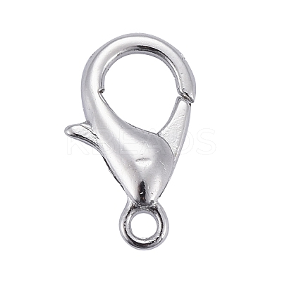 Zinc Alloy Lobster Claw Clasps X-E102-1
