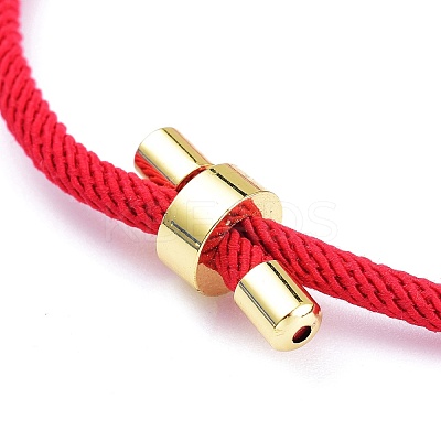 Adjustable Nylon Cord Slider Bracelets BJEW-Z002-01G-1