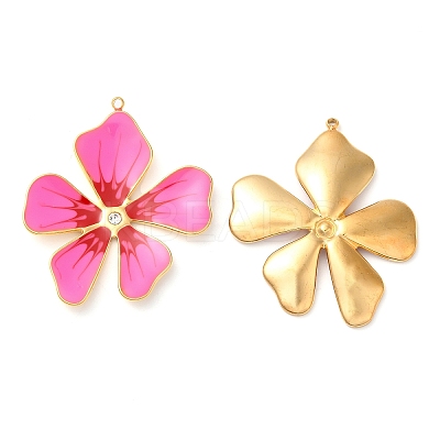 304 Stainless Steel Enamel Pendants X-STAS-K256-15G-01-1