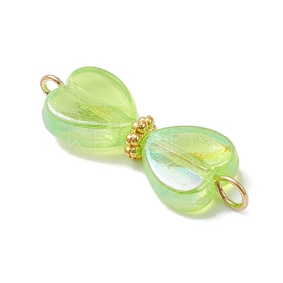 AB Color Transparent Acrylic Connector Charms PALLOY-JF04434-1