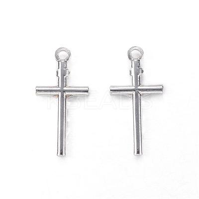 Tarnish Resistant 201 Stainless Steel Pendants STAS-N0014-35P-1