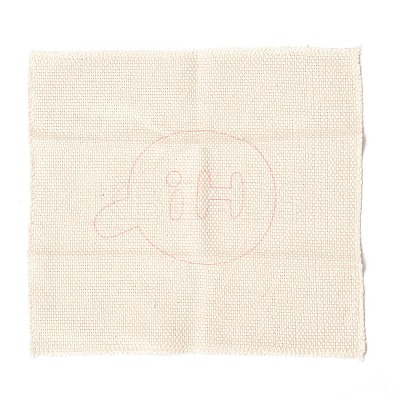 DIY Cotton Cup Mat Punch Needle Kits DIY-K032-38D-1